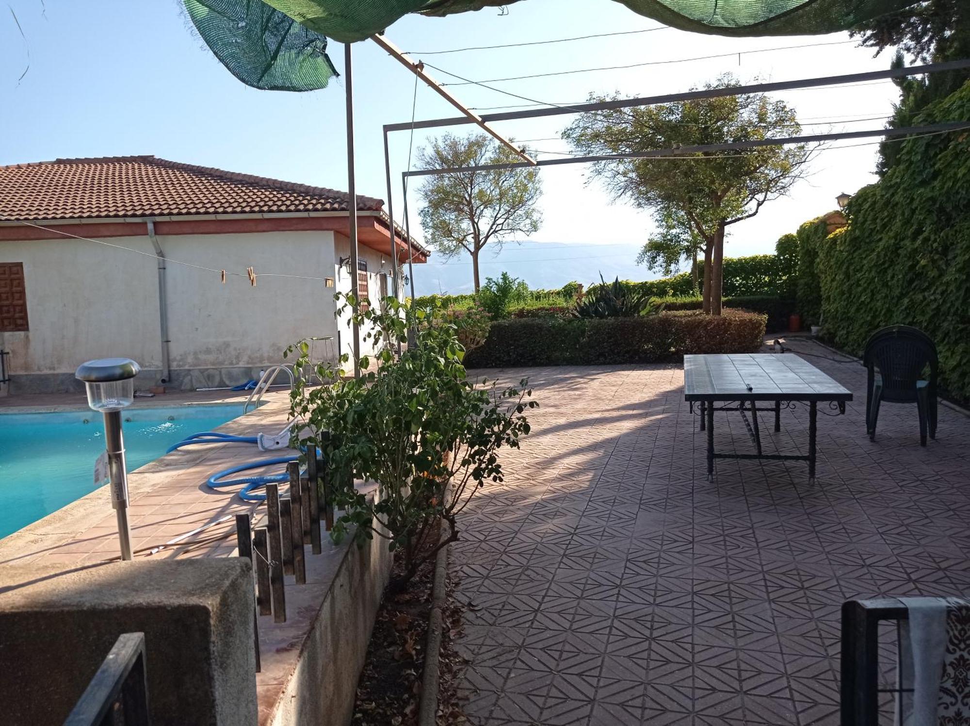 Casa Rural Chalet Venta Del Aire Cortijo Terron Lanjaron Bagian luar foto